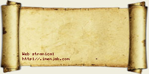 Janoš Mečanin vizit kartica